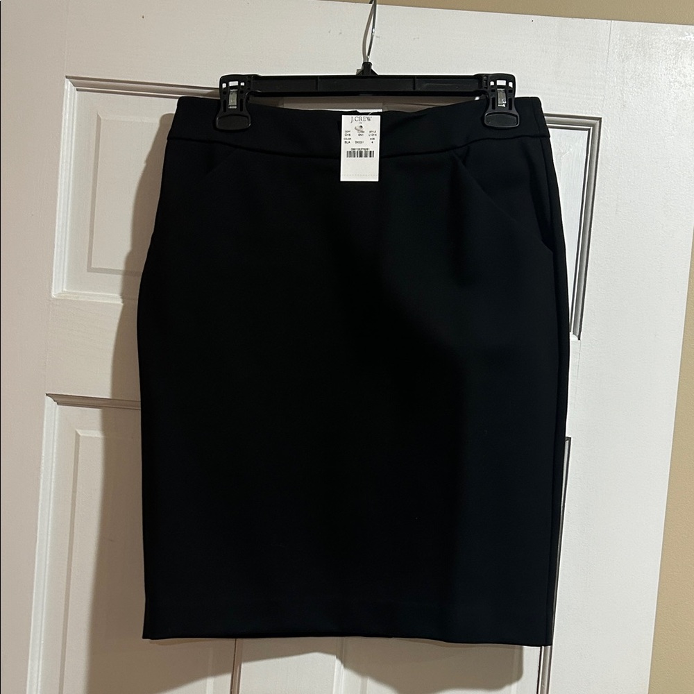 Jcrew Black Pencil Skirt